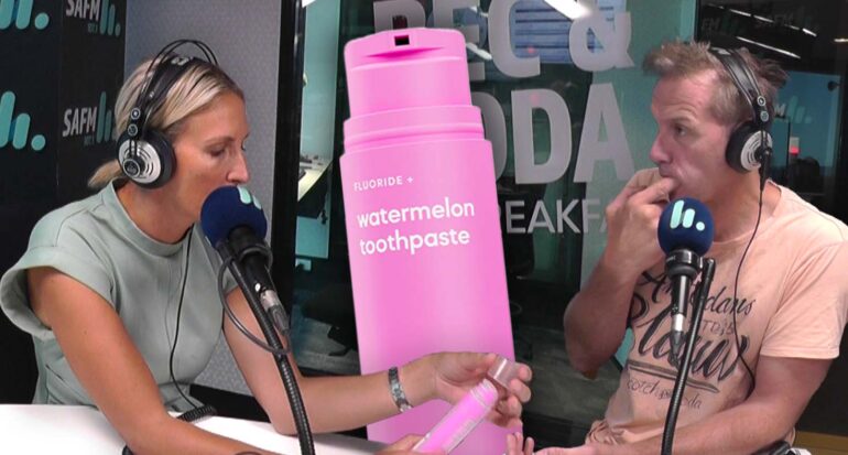 Bec and soda try hi-smile's new toothpaste and speak to a dietician about sugar free products