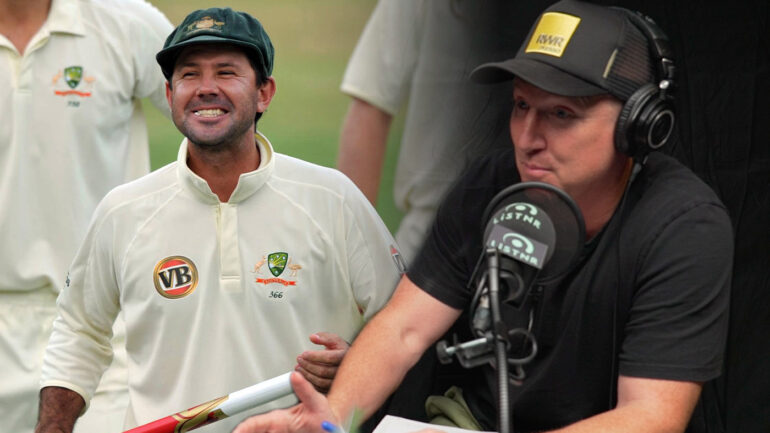 Brad Haddin Ricky Ponting 2009