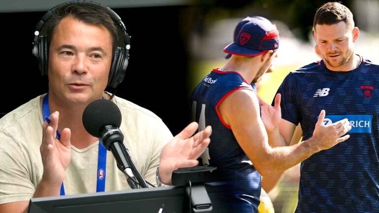 Jay Clark and Steven May. Image has been digitally altered