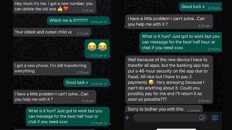 Hi Mum scams