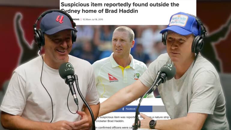 brad haddin willow talk bomb scare